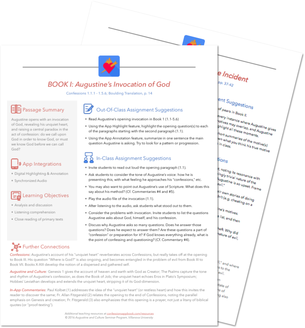 Two overlapping worksheets displaying assignments for using the eBook